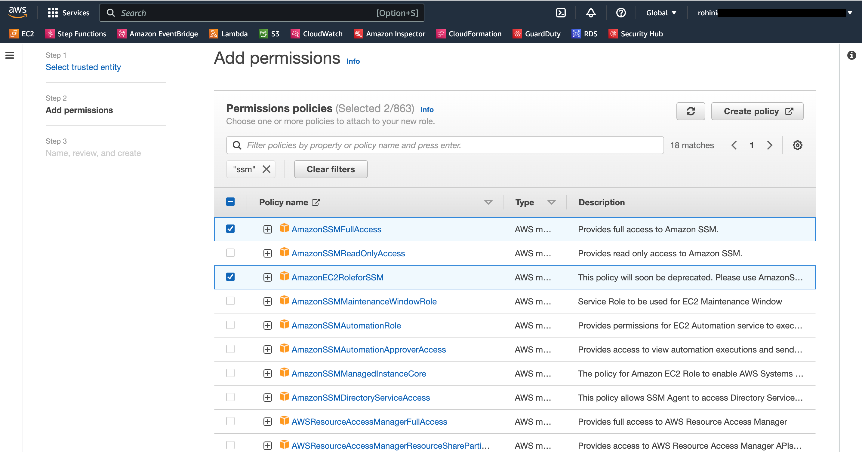 Verify EC2 Inventory List 1